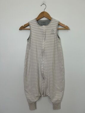 Woolino 4 Season Organic Cotton  & Merino Wool Sleep Bag with Feet Size 18-36 mo